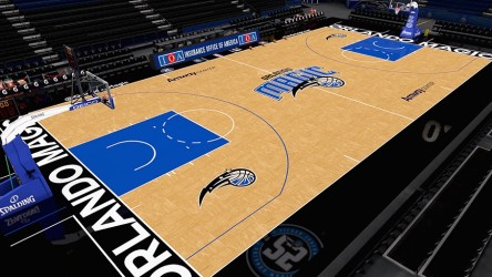 NBA Orlando Magic Robbins Sports court