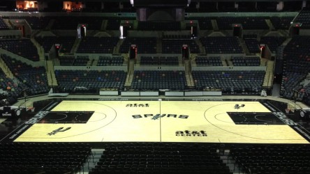 NBA San Antonio Spurs Robbins Sports floor